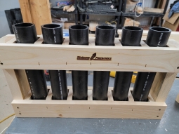 HDPE 6 SHOT TUBE RACK